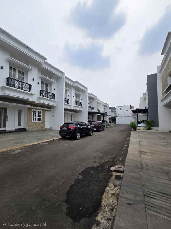 rumah baru dalam cluster di pondok bambu jaktim