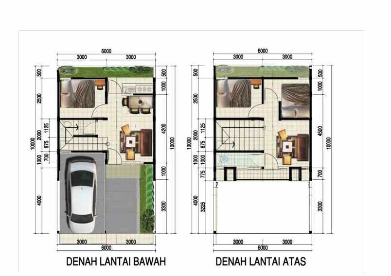 rumah di tangsel 2 lantai 699 juta an bisa kpr