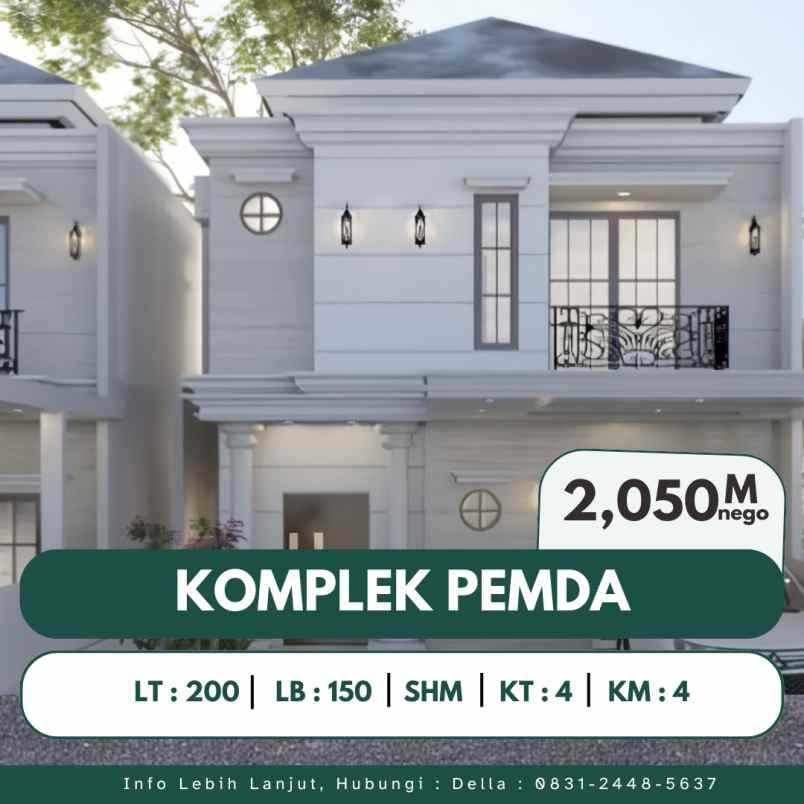 rumah elit dikawasan elit komplek pemda