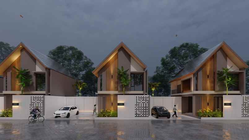 rumah exclusive 2 lantai di kalasan dengan fasum perum