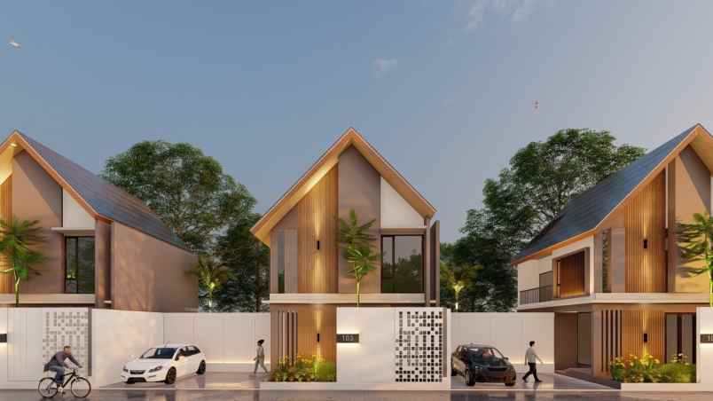 rumah exclusive 2 lantai di kalasan dengan fasum perum