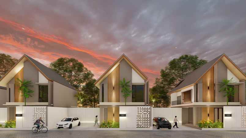 rumah exclusive 2 lantai di kalasan dengan fasum perum