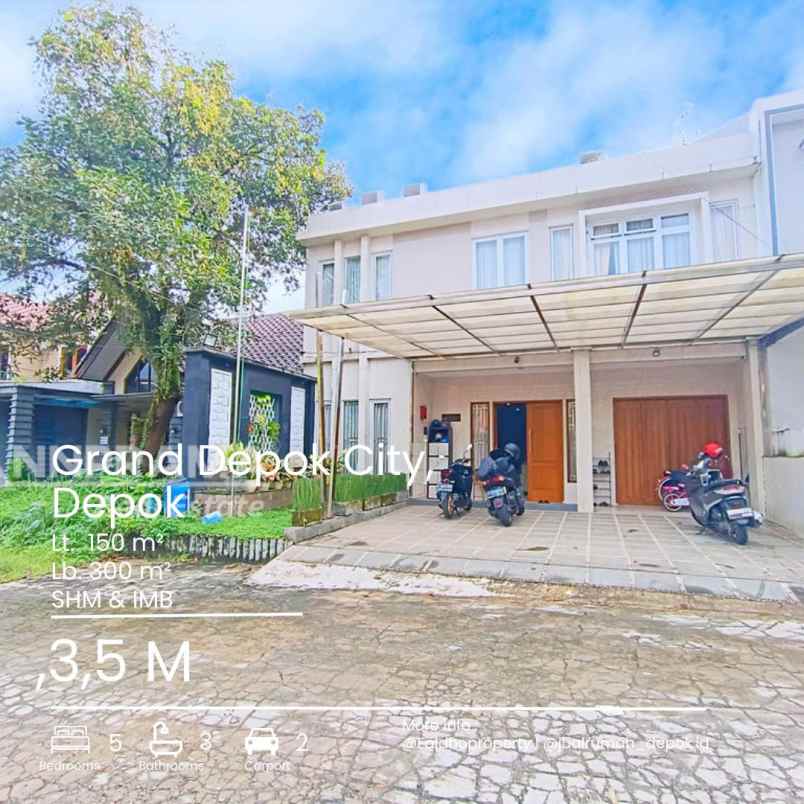 rumah full furnish siap huni gdc depok