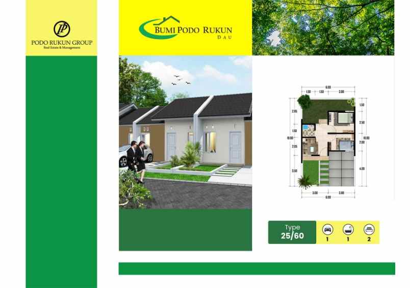 rumah modern 1 lantai di malang