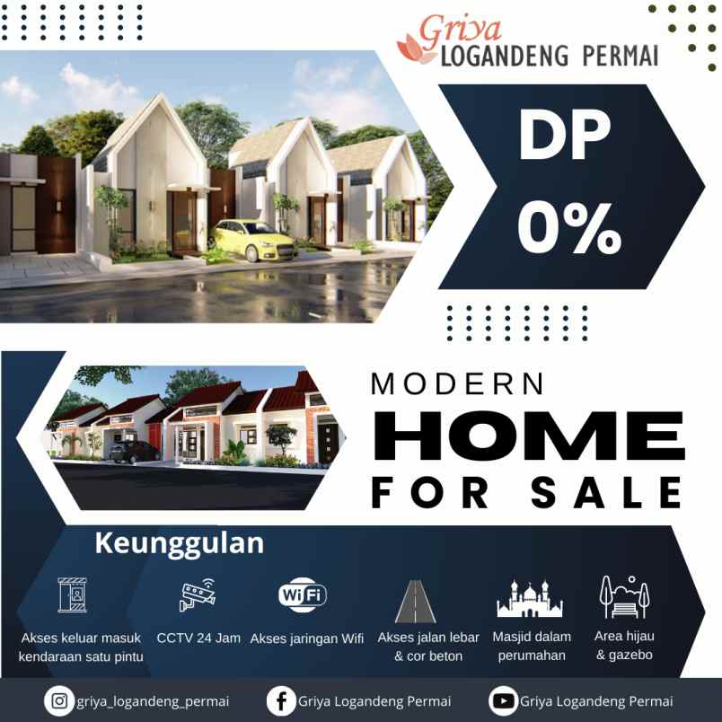 rumah modern strategis harga mulai rp 200 juta an