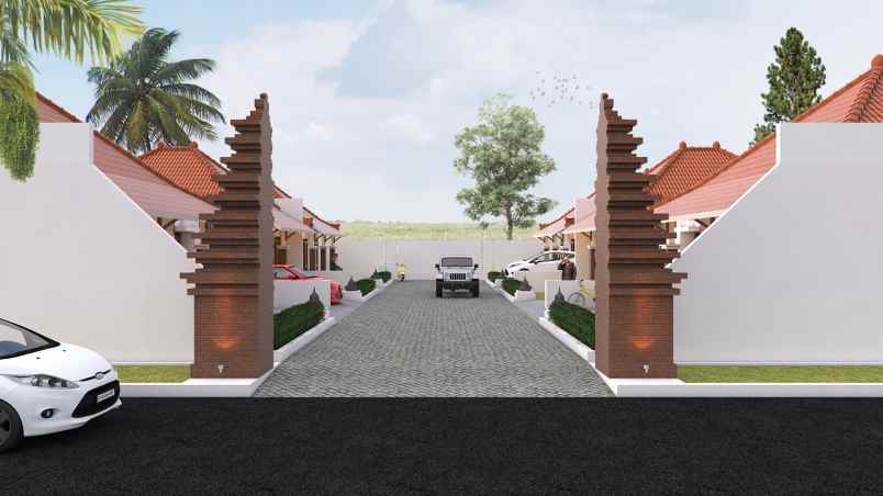 rumah murah desain modern dekat candi borobudur