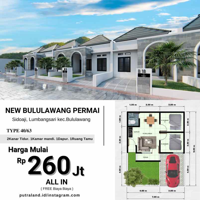 rumah murah model islami di bululawang malang