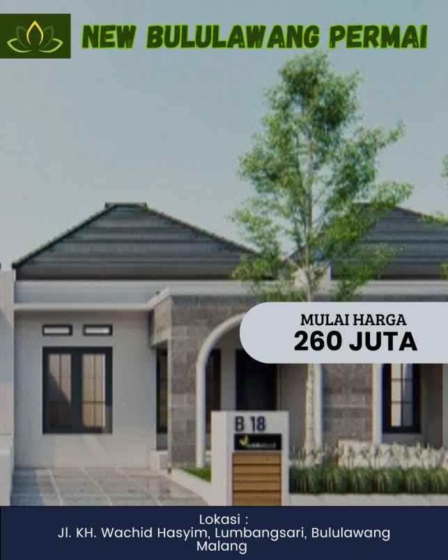 rumah murah model islami di bululawang malang