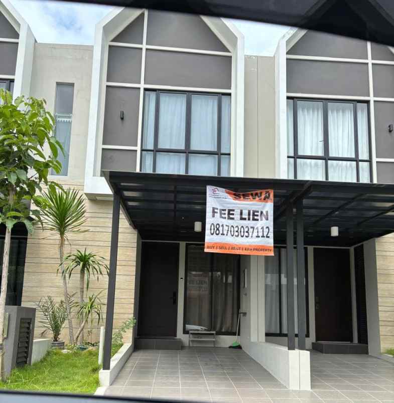 rumah northwest park 2 lantai type asthea full furnish