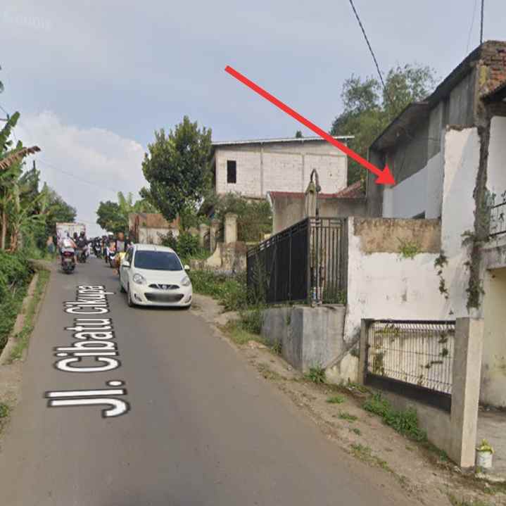 rumah pinggir jalan cibatu cilame jual cepat