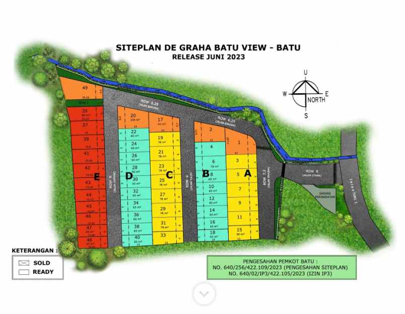 rumah ready stock dp 0 dekat wisata bns batu