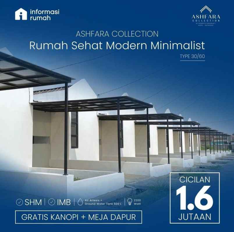 rumah sehat modern minimalis lokasi soreang katapang