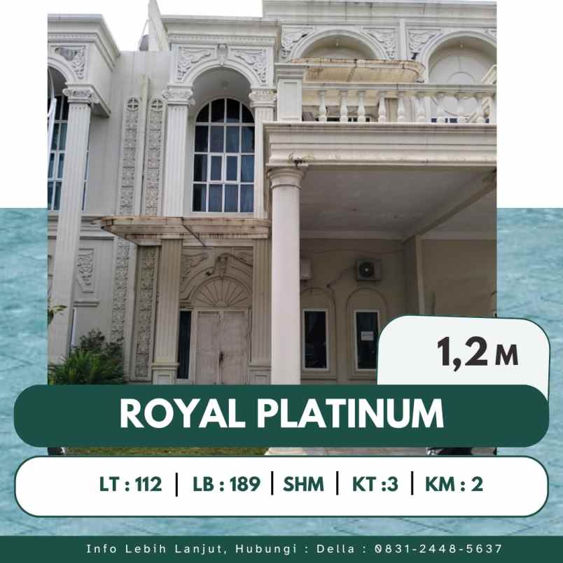 rumah siap huni di komplek royal platinum