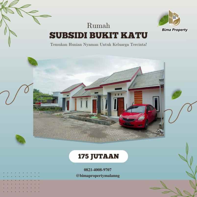 rumah subsidi minimalis di kawasan bukit katu