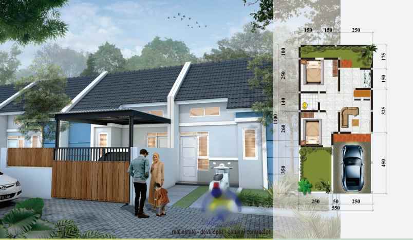 rumah subsidi terlaris new rezanna garden mojokerto
