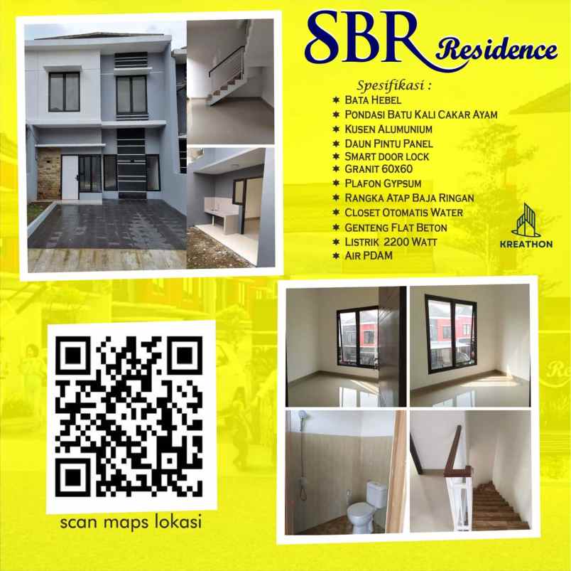 rumah tanpa dp 2 lantai harga 1 lantai di bogor kota