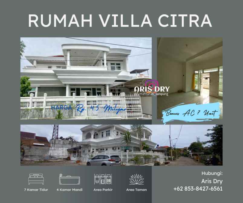 rumah villa citra bandar lampung