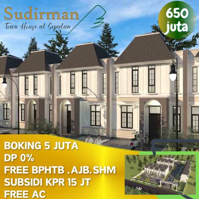 sudirman townhouse at sepatan dp 0