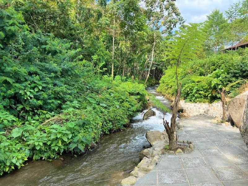 tanah istimewa dekat sungai kemuning karanganyar