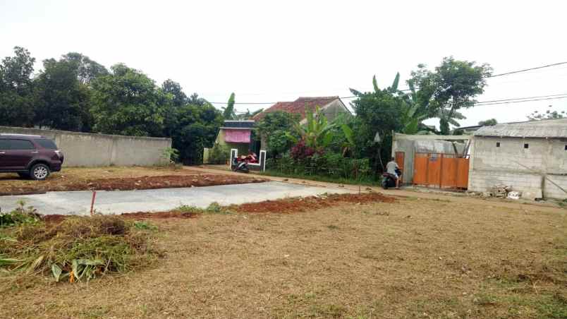 tanah kavling shm di tajurhalang bogor luasan 100m2