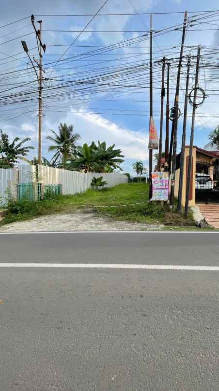 tanah pinggir jalan sukatani dekat pom blk