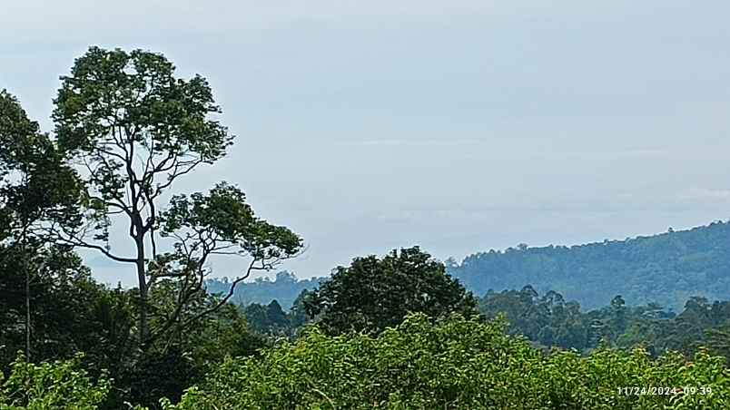 tanah view laut dan gunung di kemiling luas 4000m shm