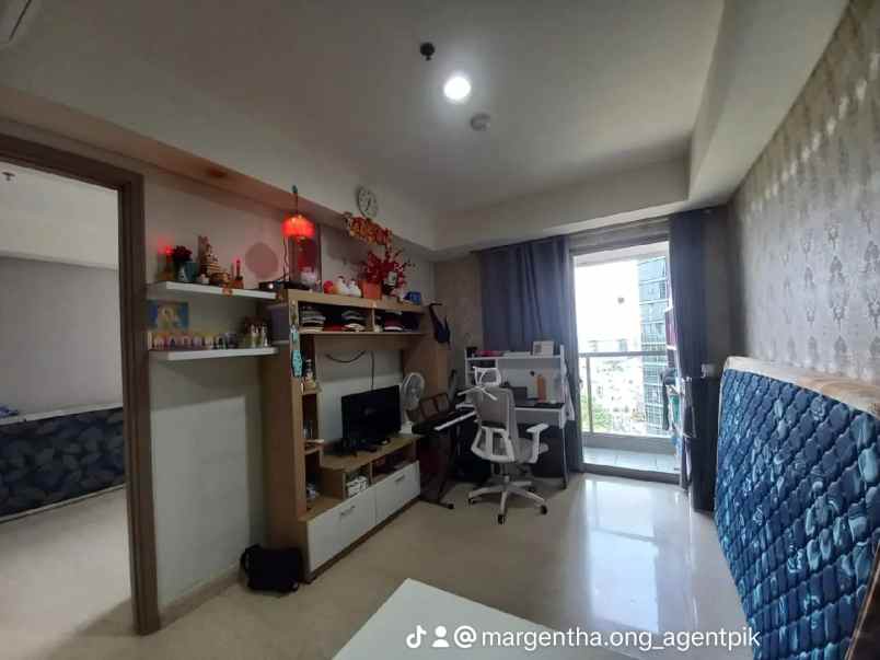 apartemen gold coast pik tower caribean semi furnish