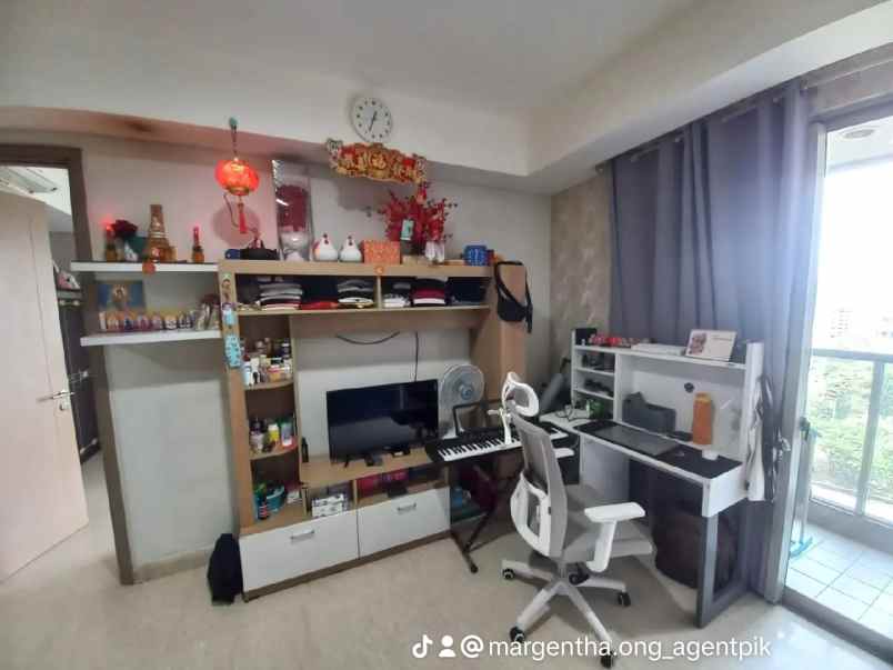 apartemen gold coast pik tower caribean semi furnish