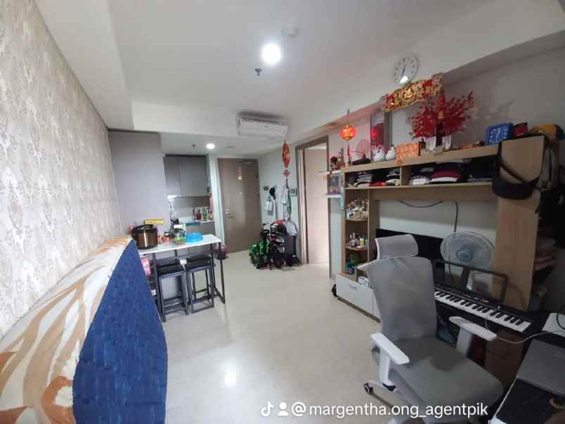 apartemen gold coast pik tower caribean semi furnish