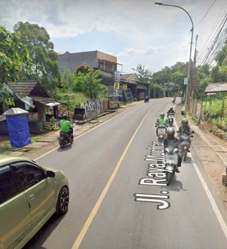 area komersil sawangan hadap jalan raya