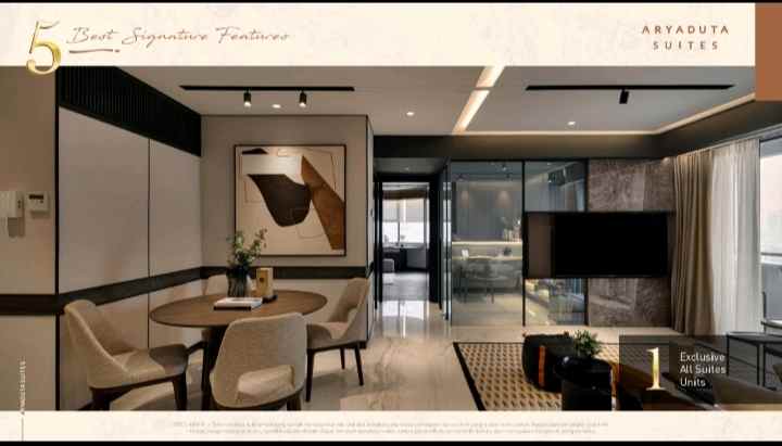 arya duta suites 2br 102m rp 2 5 m