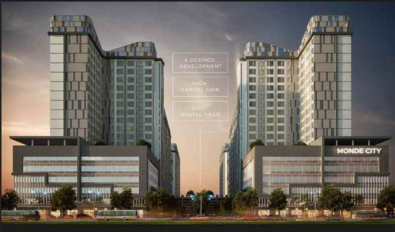 dijual apartemen monde city batam center