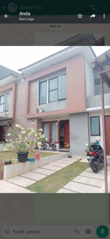 dijual cepat rumah idaman dikota bekasi