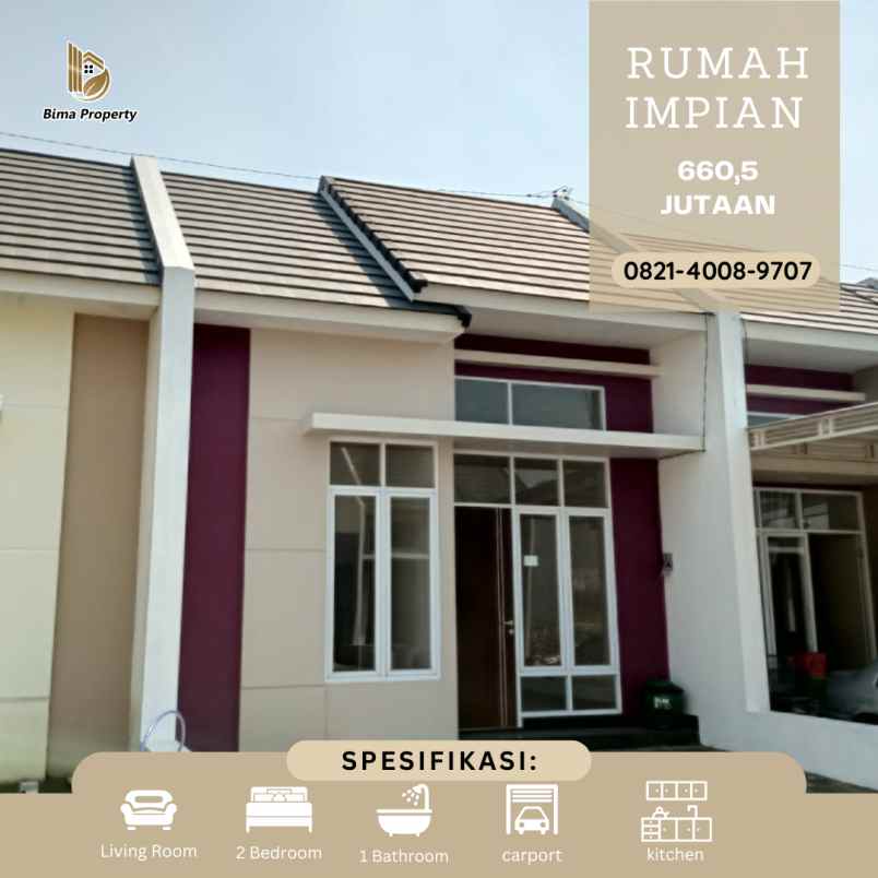 dijual hunian minimalis area kota malang