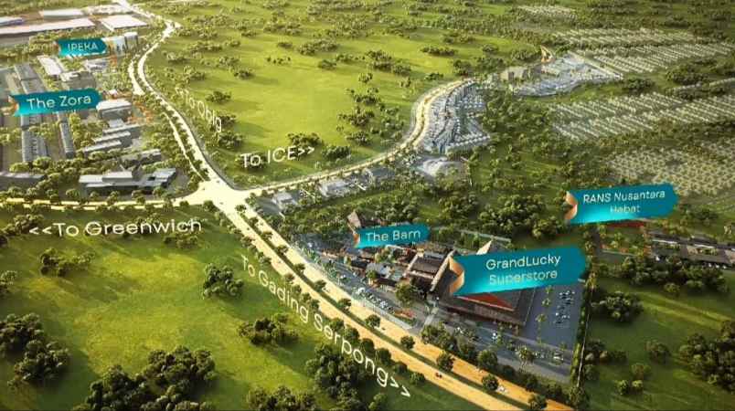 dijual kavling komersial xlane bsd city