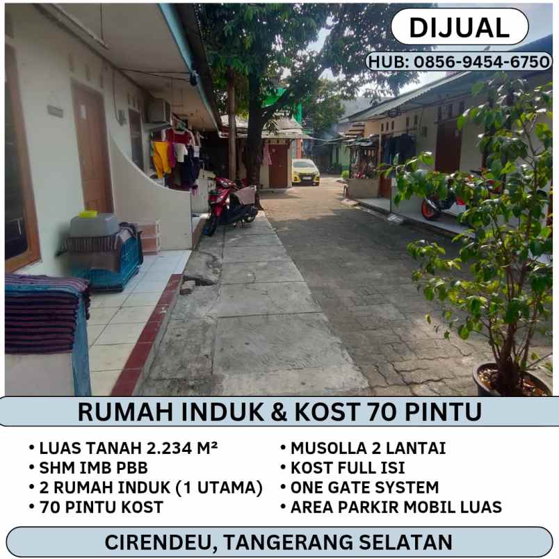 dijual kost cirendeu