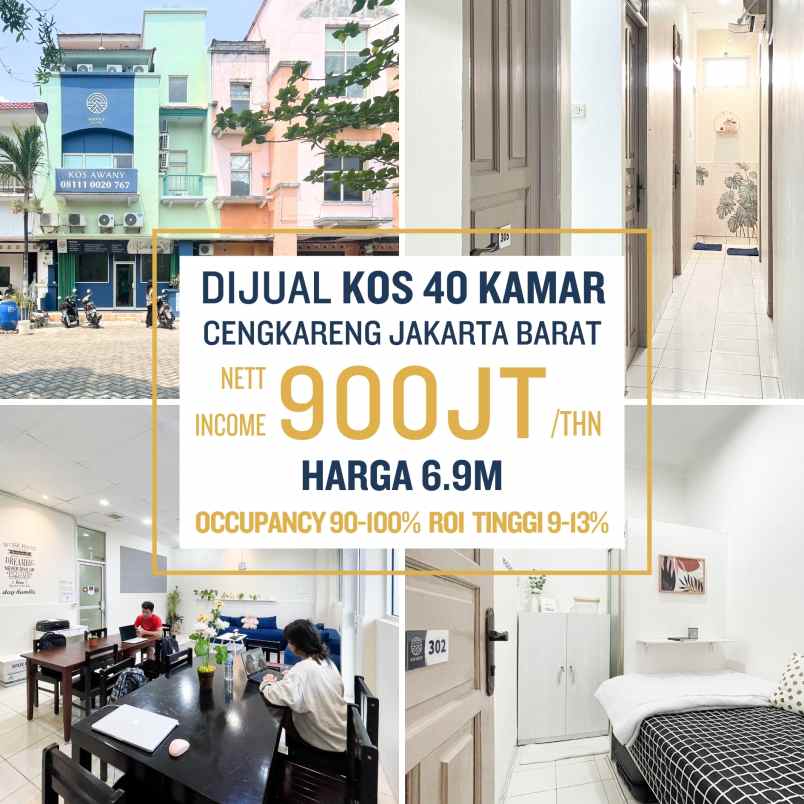 dijual kost mutiara taman palem