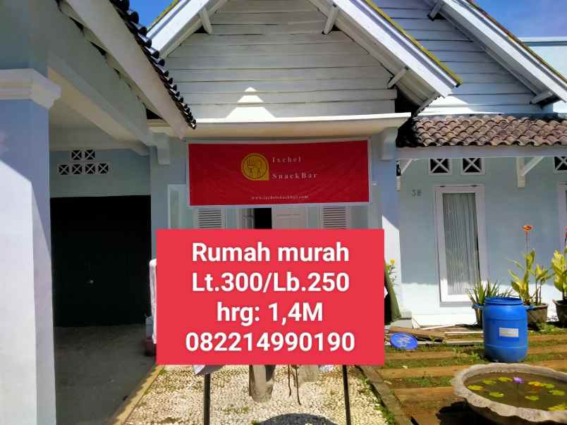 dijual murah rumah tanah luas dekat borma ciwastra