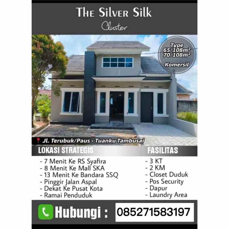 dijual perumahan the silversilk cluster