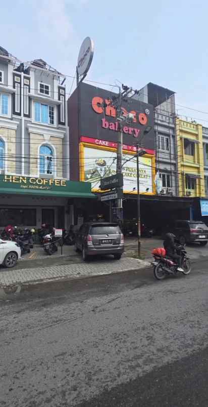 dijual ruko gudang kantor jalan karya adam malik