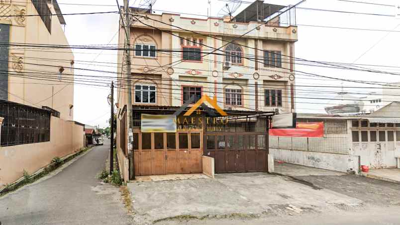dijual ruko gudang kantor jalan pasar 3 krakatau medan