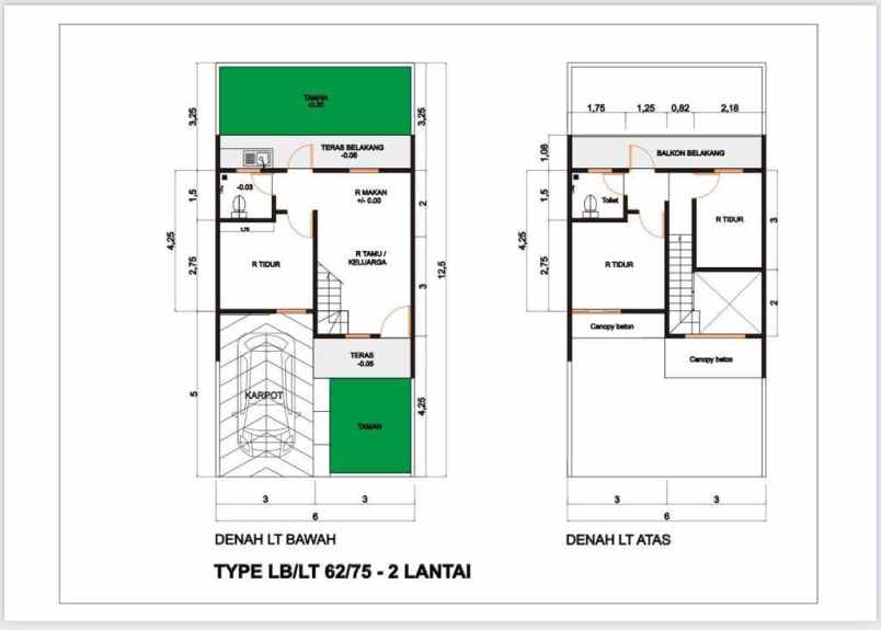 dijual rumah 2 lantai di bogor kemang mulai 485 juta