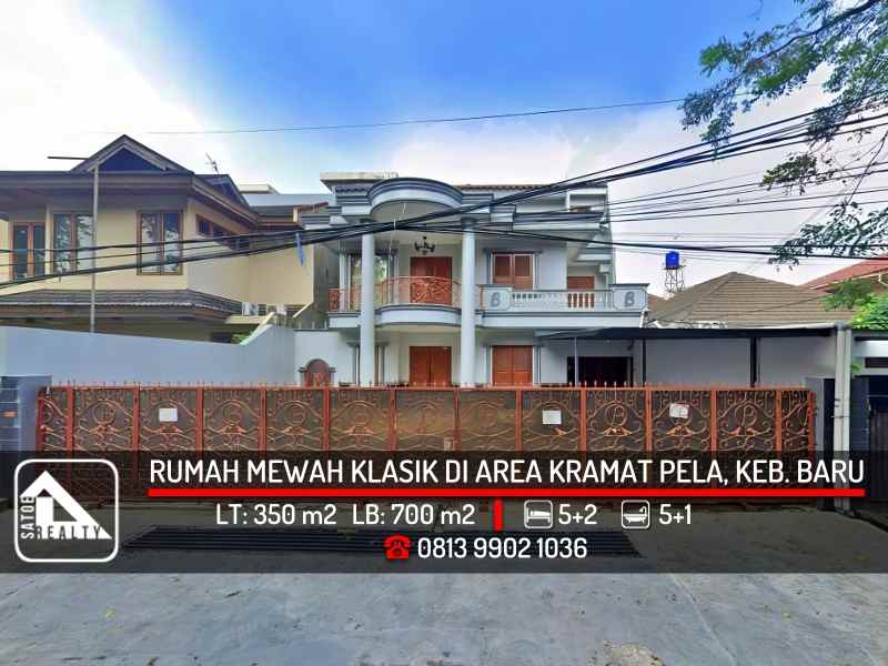 dijual rumah area kramat pela kebayoran