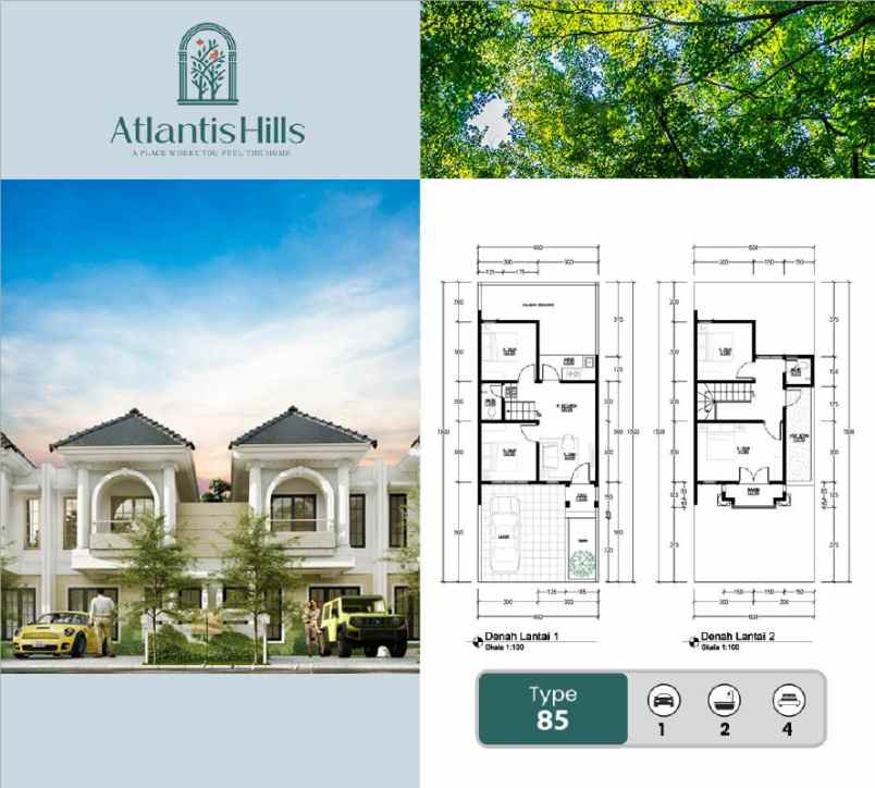 dijual rumah atlantis hill landungsari