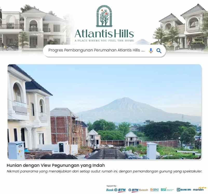 dijual rumah atlantis hill landungsari