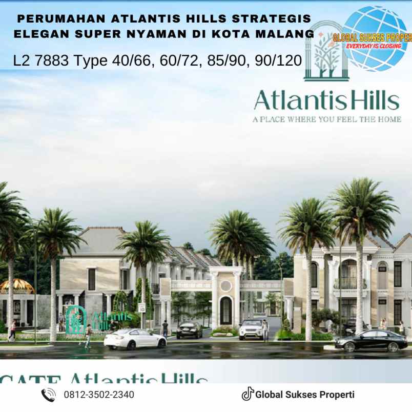 dijual rumah atlantis hill landungsari