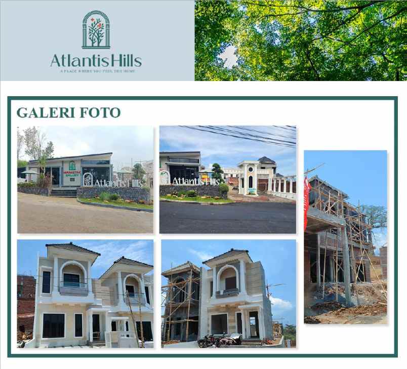 dijual rumah atlantis hill landungsari