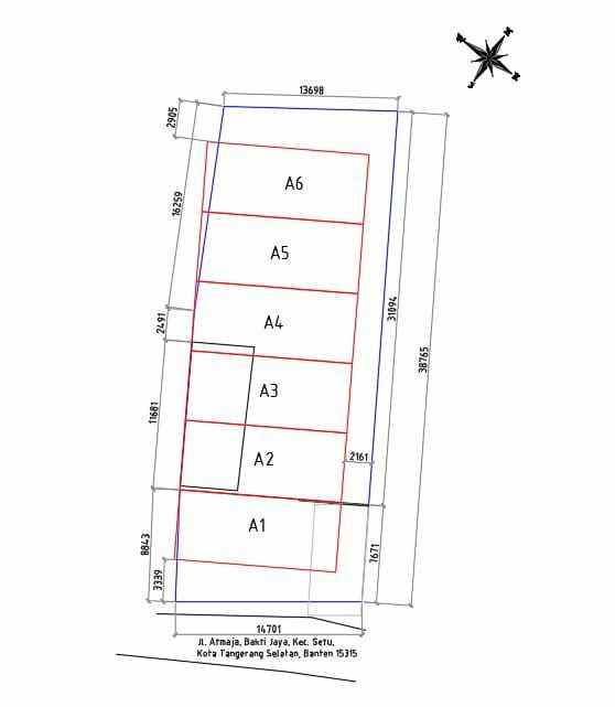 dijual rumah bakti jaya setu tangsel