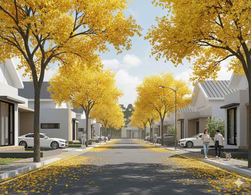 dijual rumah cantik bergaya korea di parung bogor