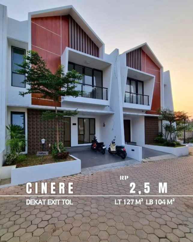 dijual rumah cinere depok